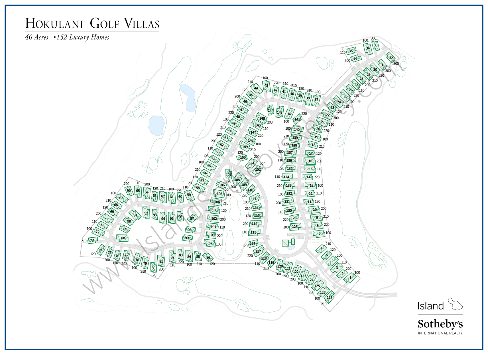 Map of Hokulani Golf Villas Maui